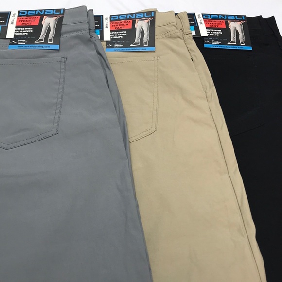 Denali Pants Denali 363 Lot Of 3 Technical Stretch Pants Black